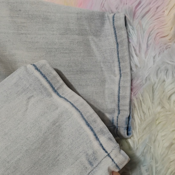 FDA French Dressing Embroidered Jeans W Colorful Leaves Sz.10 Gently Worn - Picture 11 of 14